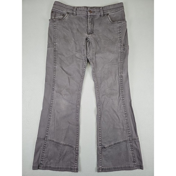 Mountain Khakis Pants - Mountain Khakis Women's Size 10P 33x29 Gray Bootcut Stretch Work Pants